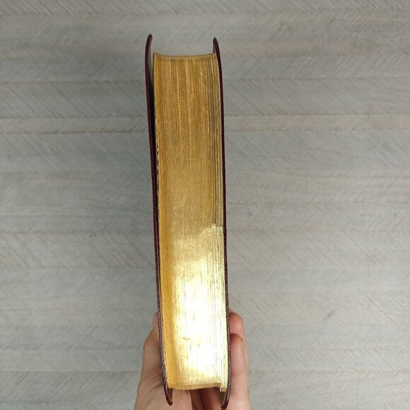 Holy Bible KJV King James Referenced Giant Print Burgundy World Publishers Vtg - Picture 6 of 10